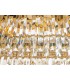 Lampa wisząca IMPERIAL LONG GOLD 90 - stal, kryształ