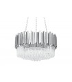 Lampa wisząca IMPERIAL SILVER 60 - stal, kryształ