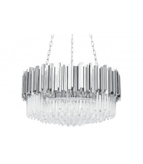 Lampa wisząca IMPERIAL SILVER 80 - stal, kryształ