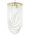 Moosee lampa wisząca MURANO L złota - szkło, metal