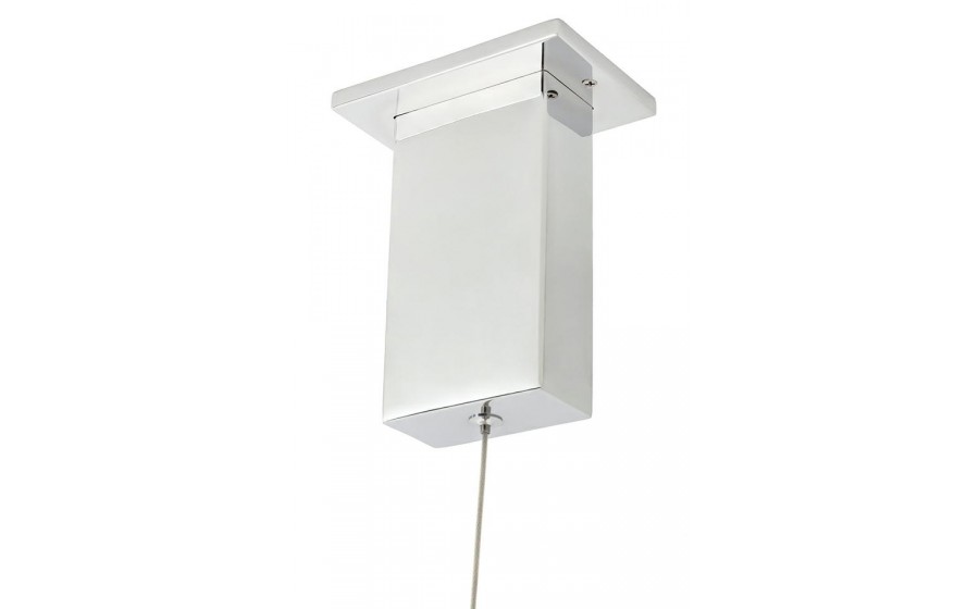 Lampa wisząca RING 100 srebrna - LED, stal polerowana