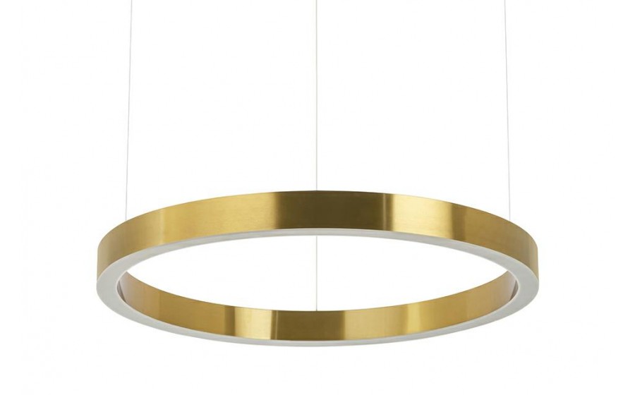 Lampa wisząca RING 60 złota - LED, stal