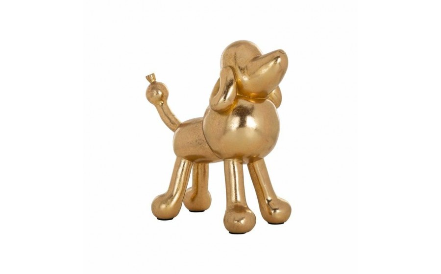 RICHMOND dekoracja DOG MIRO złota