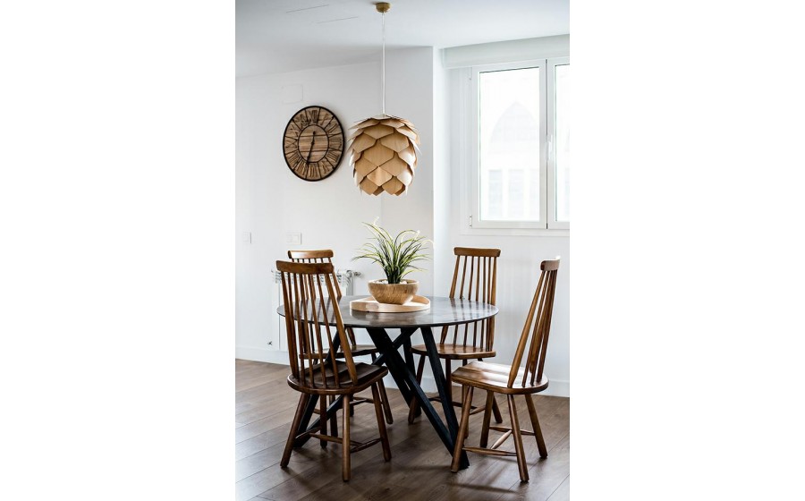 Lampa wisząca SZYSZKA CONO 43 - naturalna sklejka