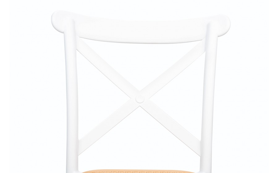 Krzesło barowe COUNTRY białe