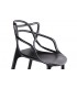 Krzesło barowe HILO PREMIUM 65 cm czarne