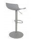 Krzesło barowe SNAP BAR regulowane szare