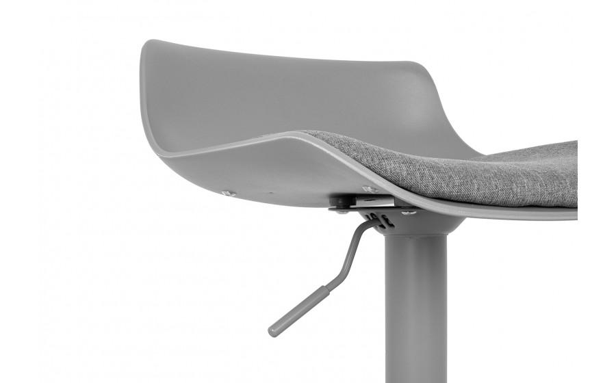 Krzesło barowe SNAP BAR TAP regulowane szare