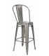 Krzesło barowe TOWER BIG BACK 66 (Paris) metal