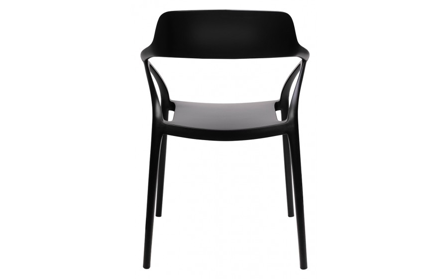 Krzesło GLORIA czarne - polipropylen