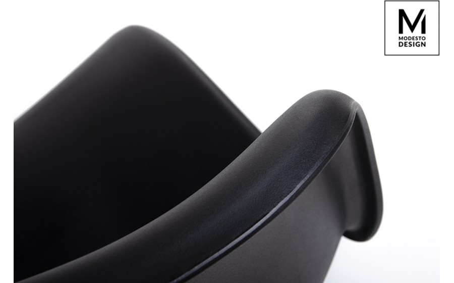 MODESTO krzesło HOVER czarne - polipropylen