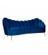 RICHMOND sofa COSETTE BLUE - welur, podstawa złota