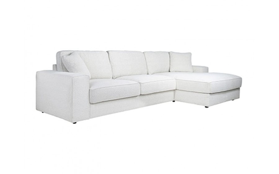 RICHMOND sofa narożna SANTOS R biała