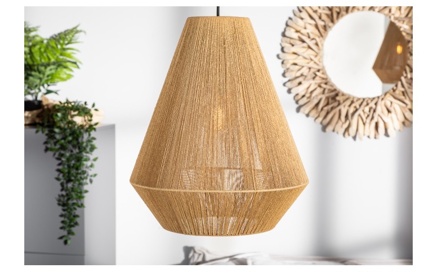 INVICTA lampa wisząca PURE NATURE II - papier, rattan