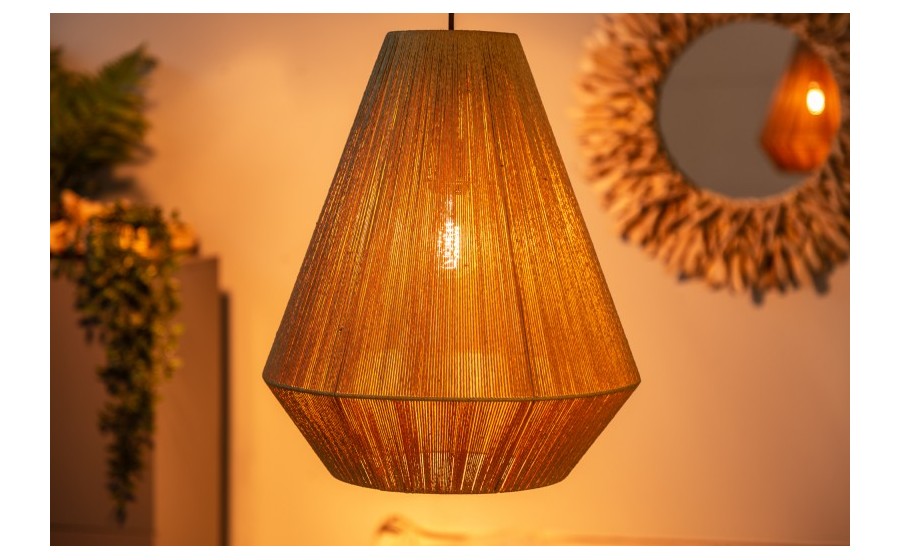 INVICTA lampa wisząca PURE NATURE II - papier, rattan