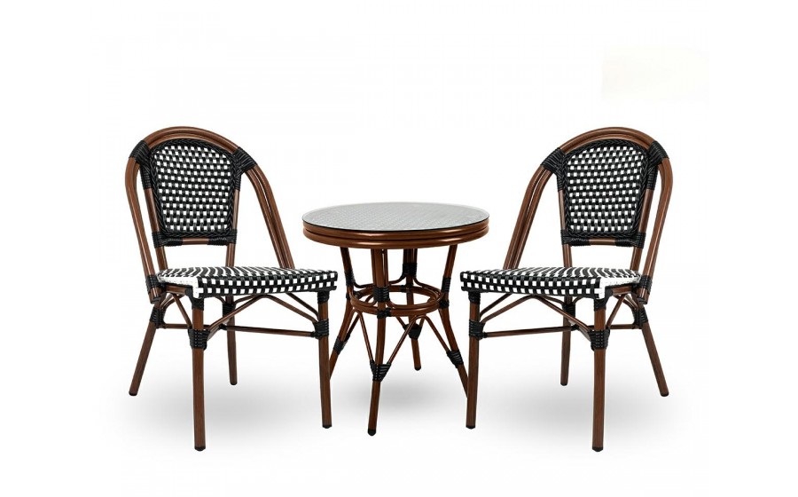 Stół CAFE PARIS 60 rattan