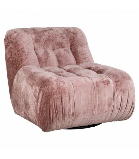 RICHMOND fotel obrotowy ROSY różowy