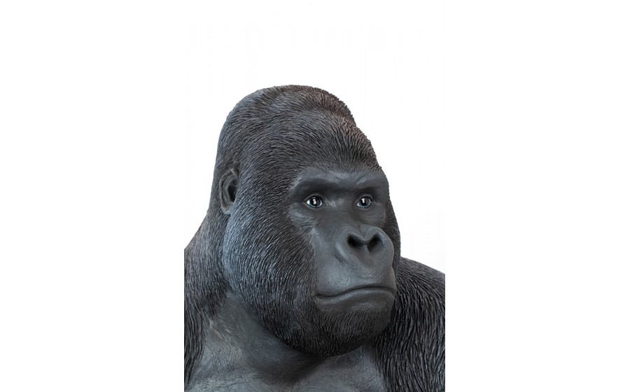 KARE dekoracja stojąca GORILLA XL 76cm czarna