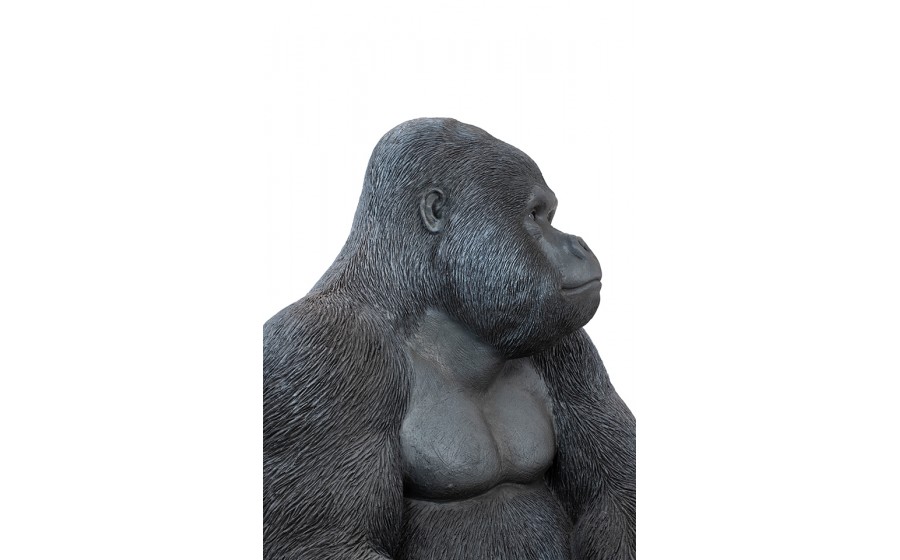 KARE dekoracja stojąca GORILLA XL 76cm czarna