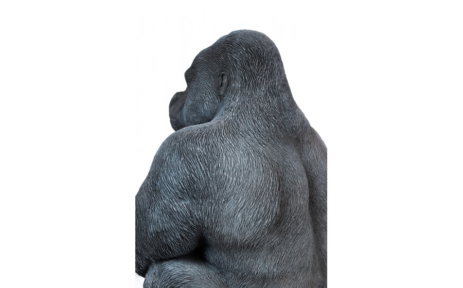 KARE dekoracja stojąca GORILLA XL 76cm czarna