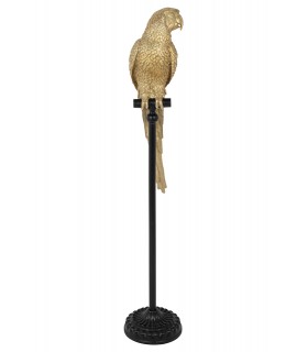 KARE dekoracja stojąca PARROT 116 cm złota