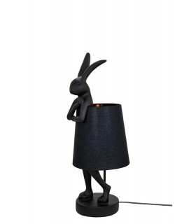 lampa stołowa, KARE RABBIT, czarna lampa, elegancka lampa, nowoczesne oświetlenie, oświetlenie do salonu, lampy dekoracyjne