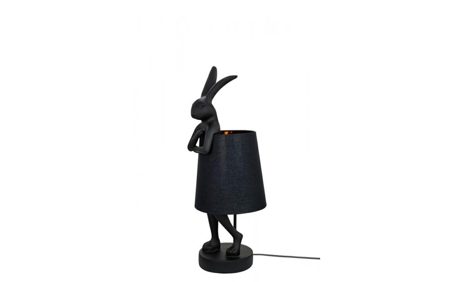 lampa stołowa, KARE RABBIT, czarna lampa, elegancka lampa, nowoczesne oświetlenie, oświetlenie do salonu, lampy dekoracyjne