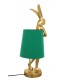 lampa stołowa, KARE RABBIT, zielona lampa, złota lampa, nowoczesny design, oświetlenie do salonu, lampy dekoracyjne