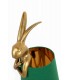 lampa stołowa, KARE RABBIT, zielona lampa, złota lampa, nowoczesny design, oświetlenie do salonu, lampy dekoracyjne