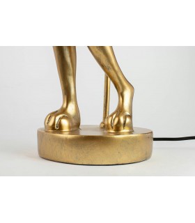 lampa stołowa, KARE RABBIT, zielona lampa, złota lampa, nowoczesny design, oświetlenie do salonu, lampy dekoracyjne