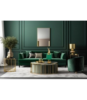 lampa stołowa, KARE RABBIT, zielona lampa, złota lampa, nowoczesny design, oświetlenie do salonu, lampy dekoracyjne