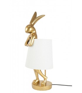 lampa stołowa, Kare Design, lampa Rabbit, złota lampa, lampa do salonu, nowoczesna lampa, oświetlenie dekoracyjne