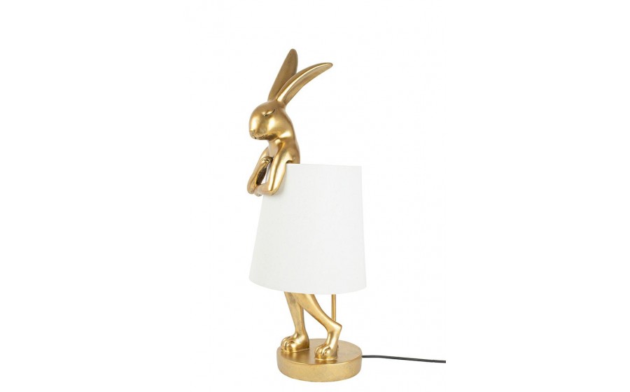 lampa stołowa, Kare Design, lampa Rabbit, złota lampa, lampa do salonu, nowoczesna lampa, oświetlenie dekoracyjne