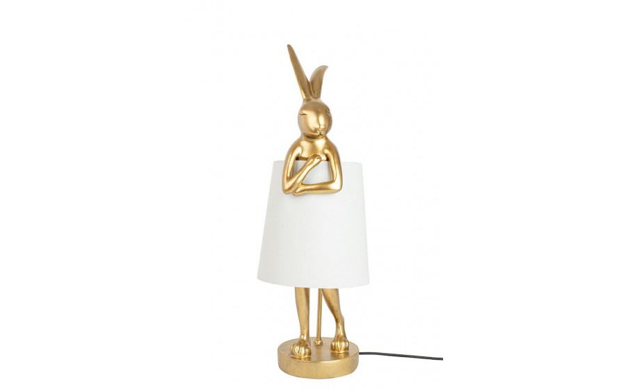 lampa stołowa, Kare Design, lampa Rabbit, złota lampa, lampa do salonu, nowoczesna lampa, oświetlenie dekoracyjne