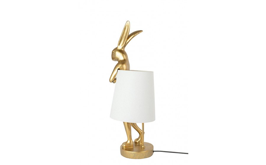 lampa stołowa, Kare Design, lampa Rabbit, złota lampa, lampa do salonu, nowoczesna lampa, oświetlenie dekoracyjne