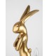 KARE lampa stołowa RABBIT 68 cm  złota / biała