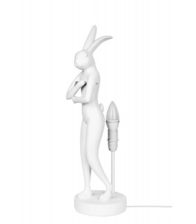 lampa stołowa, KARE RABBIT, biała lampa, różowa lampa, nowoczesny design, dekoracyjne oświetlenie, lampa do salonu