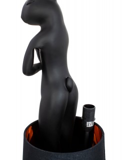 lampa stołowa, KARE RABBIT, czarna lampa, nowoczesne oświetlenie, design, dekoracyjne oświetlenie, oświetlenie do salonu