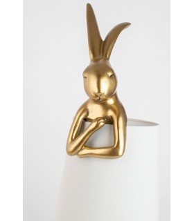lampa stołowa, KARE RABBIT, biała lampa, złota lampa, nowoczesne oświetlenie, lampy do salonu,