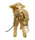 KARE lampa stołowa FLOWER SHEEP 36 cm złota