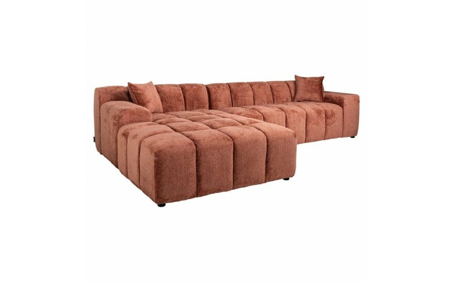 RICHMOND sofa CUBE L bordowa