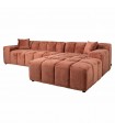 RICHMOND sofa CUBE R bordowa