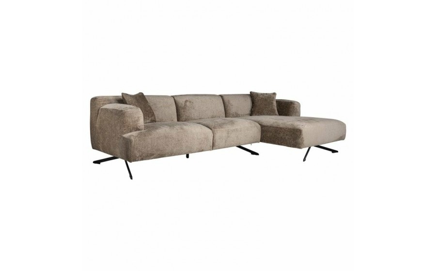 RICHMOND sofa narożna DONOVAN R brązowa