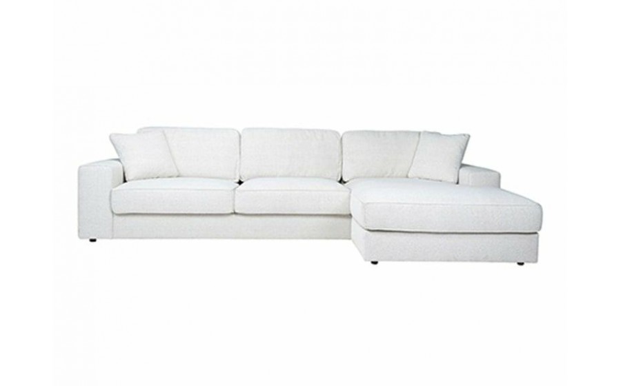 RICHMOND sofa narożna SANTOS R biała