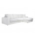 RICHMOND sofa narożna SANTOS R biała