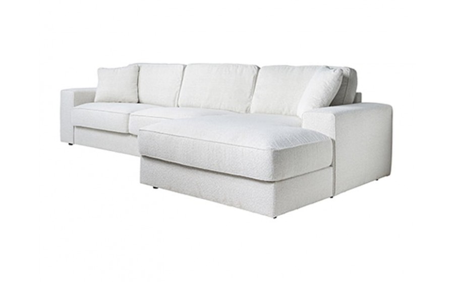 RICHMOND sofa narożna SANTOS R biała