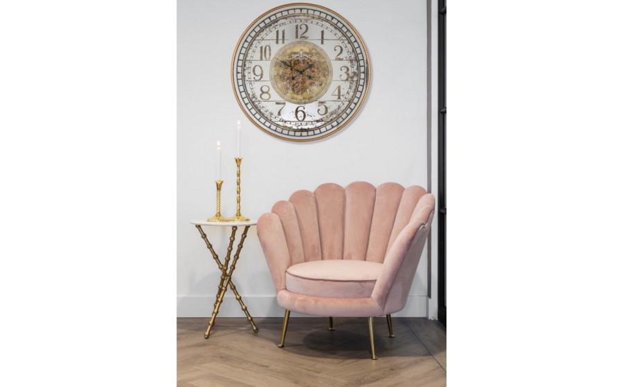 RICHMOND fotel PERLA PINK VELVET