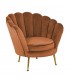 RICHMOND fotel PERLA RUST VELVET