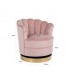 RICHMOND fotel obrotowy MILA PINK VELVET