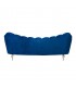 RICHMOND sofa COSETTE BLUE - welur, podstawa złota